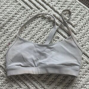 lululemon athletica Light Gray Sports Bra
